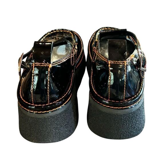 E8 By Miista Cathy Black Patent Brogues NWOB Size 40/8 1/2 - Picture 7 of 9